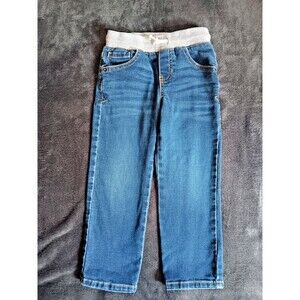 Jeans 4T Cat and Jack Toddler Slim Cut Pull On Blue Boys